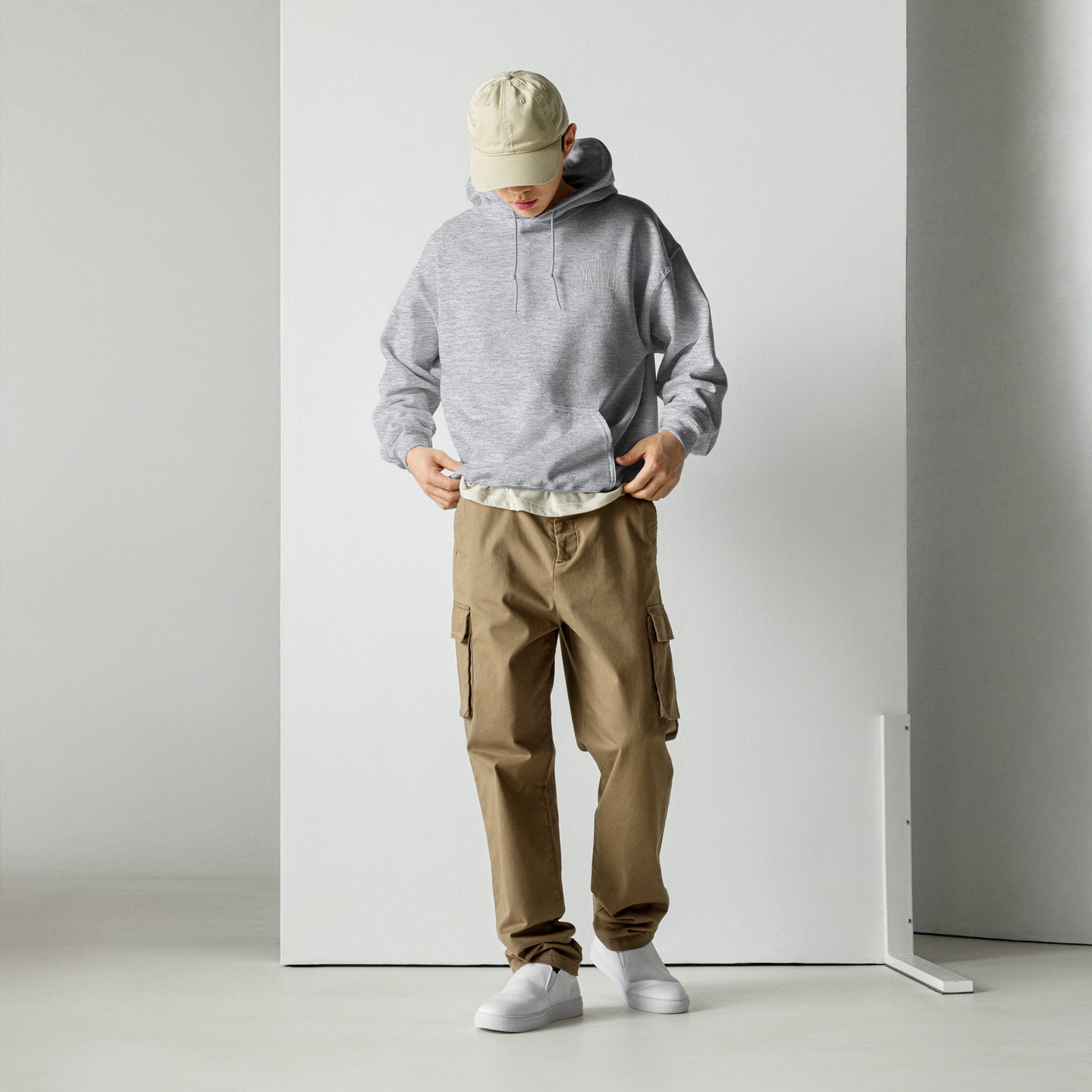 #1 oversized white crown hoodie unisex