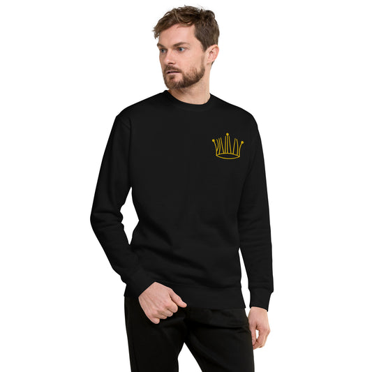 #3 gold crown sweatshirt unisex