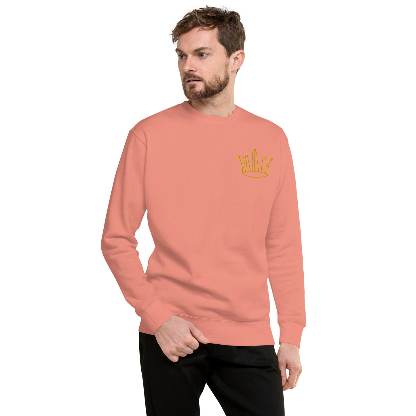 #3 gold crown sweatshirt unisex